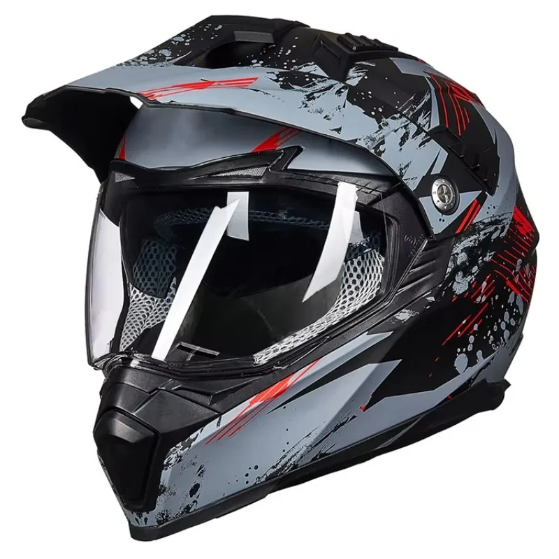 

Airo Factory Price Sales ILM-606V Off-Road Motorcycle Riding Full Face Dual Sport Helmet