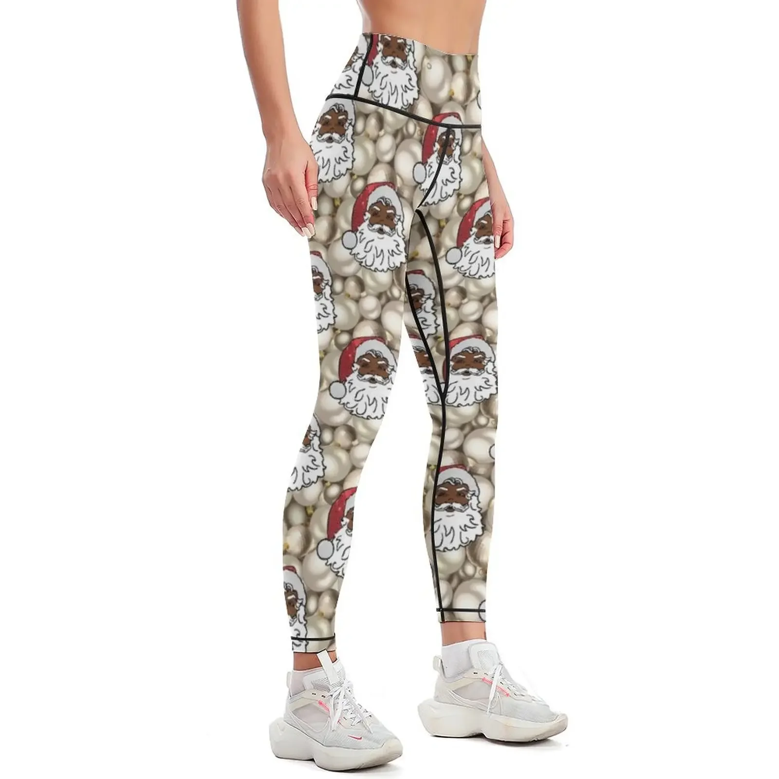 african santa claus Leggings sporty woman gym Women's push up gym's clothing Women sportwear Womens Leggings