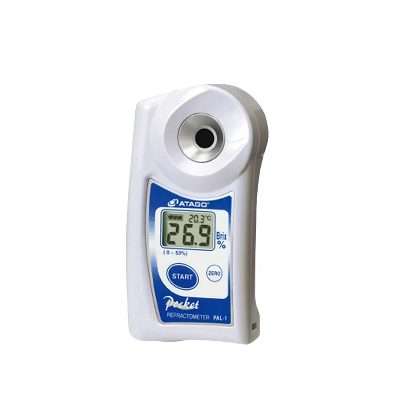 Digital Portable Handheld Auto Brix Refractometer 0-53% Sugar Meter with 1% Accuracy