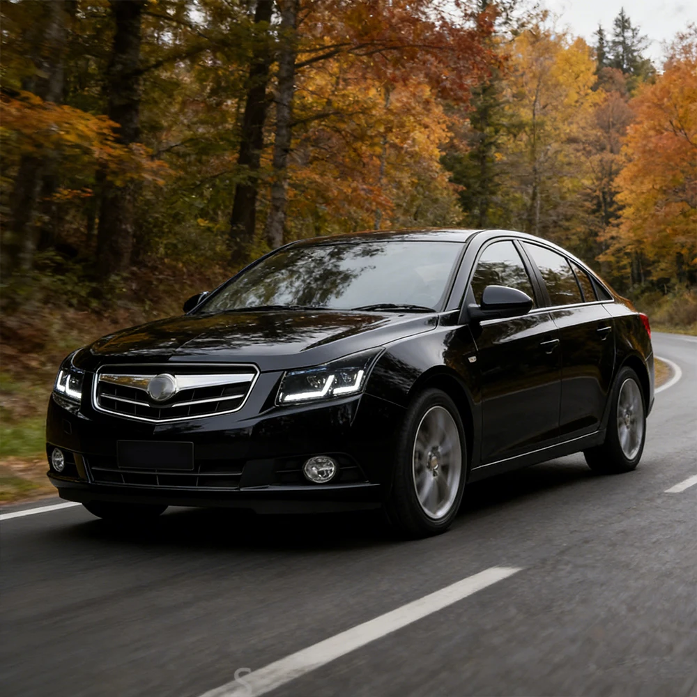 

Светодиодные фары для Chevrolet Cruze 2009-2014, двойные U DRL, линзы-проекторы, ксеноновые лампы, установка Plug and Play, автомобильные аксессуары
