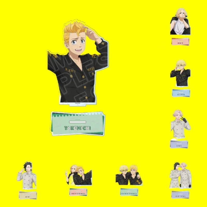 Tokyo Revengers ANIME Takemichi Hanagaki Manjirō Sano 15CM Acrylic figure stand Birthday Gift Ornament keychain
