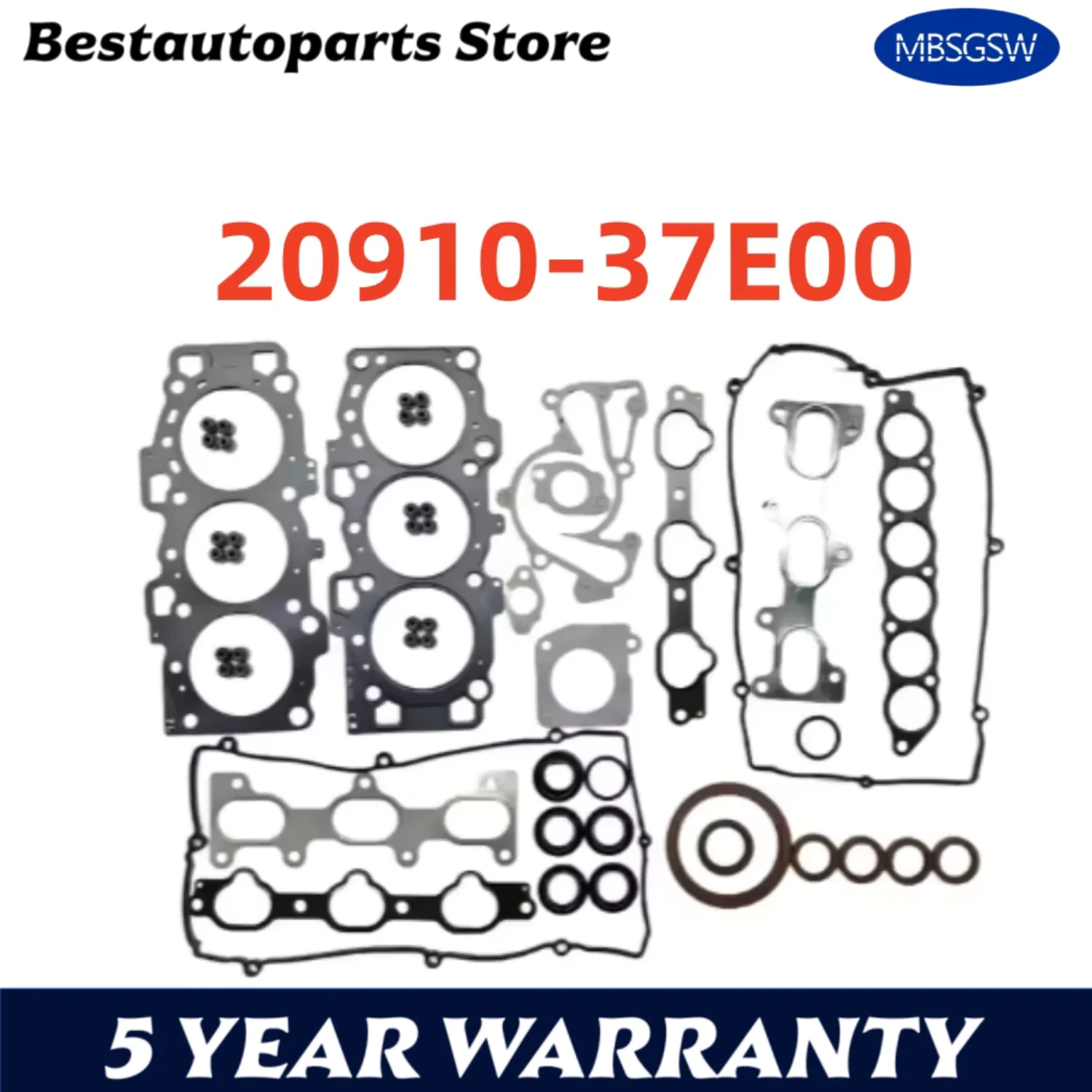 

2091037E00 20910-37E00 Auto Engine Overhaul Gasket Set For Hyundai For Kia TUCSON 2004-2006