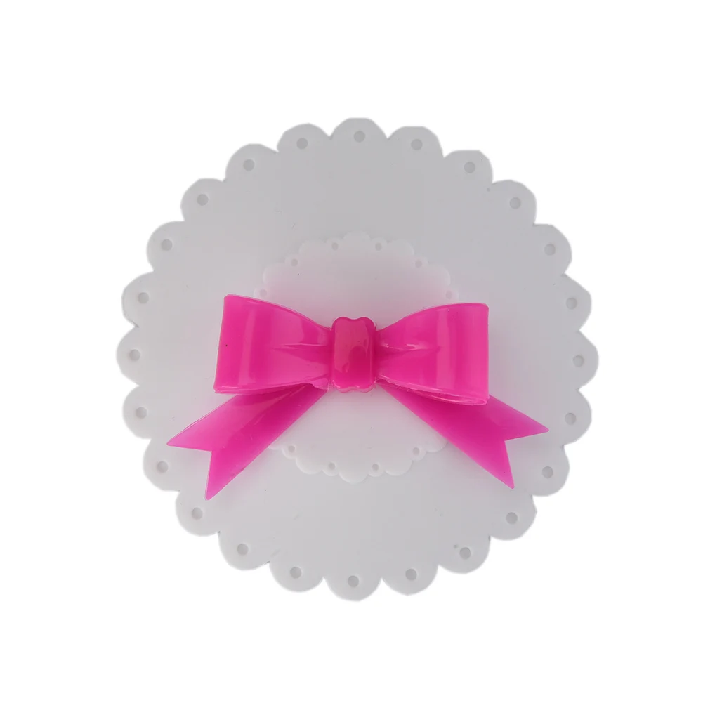 Fashionable Creative Food-grade Silicone Cup Cover Heat-resistant Safe Healthy Silicone Lid with Bow