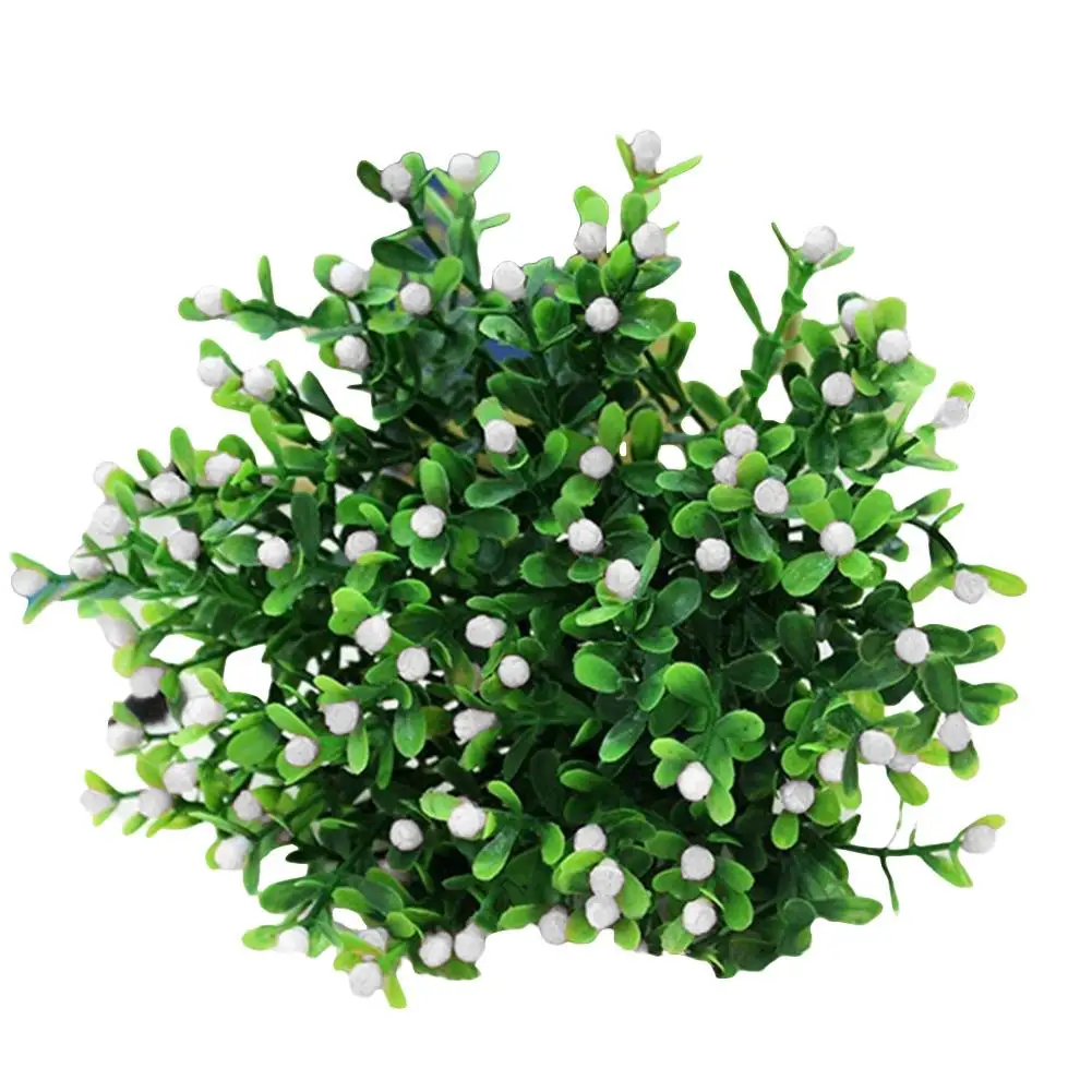 Artificial Plant Vivid Realistic Appearance Photo Props Home Decoration Fake Greenery Grass Ivy Leaf Wreath Silk For Living Room - Image 2