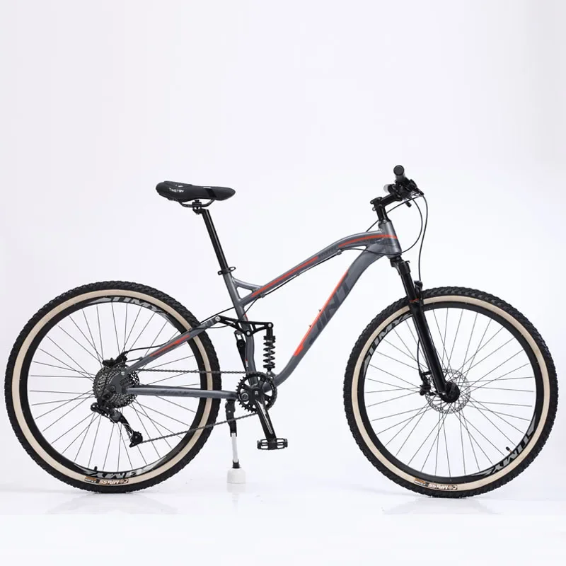 Top-Level Soft Tail Hydraulisch Remmen Aluminium Mountainbike 9/10/11/12 Speed Fiets Aanpasbaar