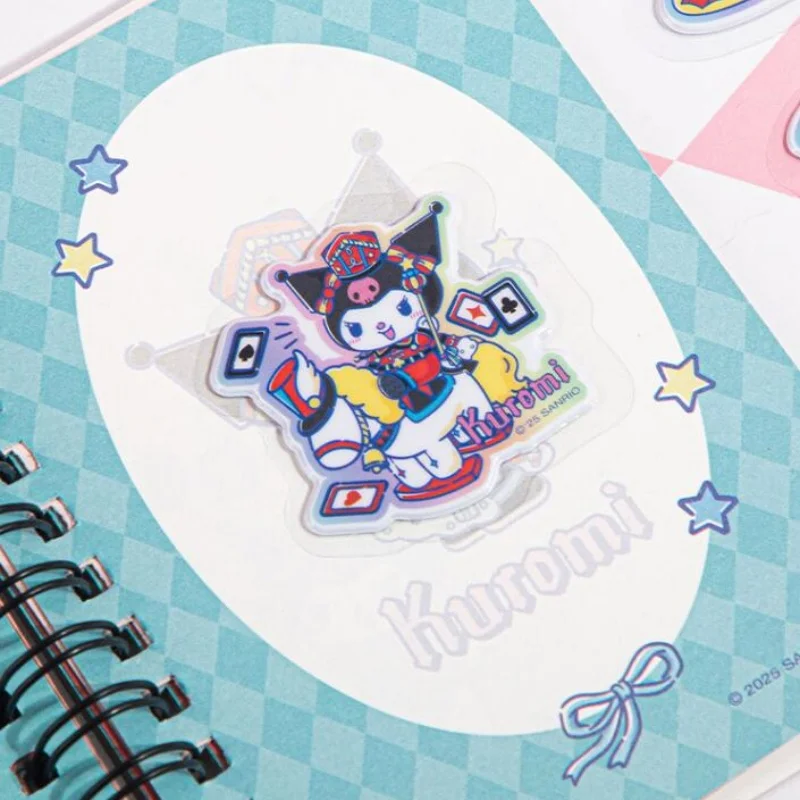 12 حزمة/وحدة سانريو ميلودي كورومي سينامورول ملصقات ثلاثية الأبعاد لطيف سكرابوكينغ Diary بها بنفسك مذكرات ملصق مزخرفة ألبوم عصا التسمية #4