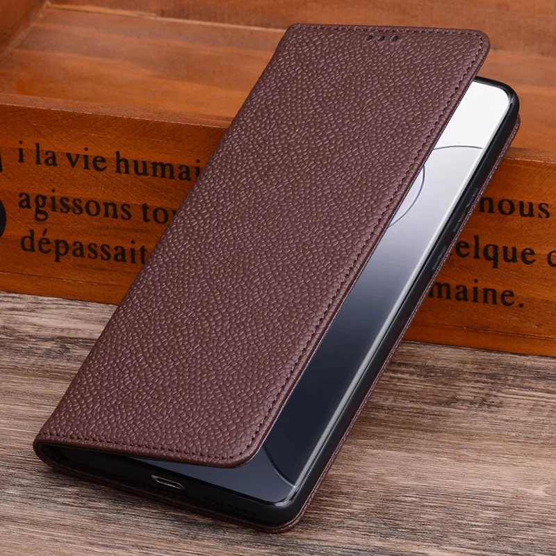 

Роскошный чехол-кошелек из натуральной кожи, чехлы для деловых телефонов для Xiaomi Mi 14 Pro Ultra, чехол для кредитной карты, слот для денег, кобура