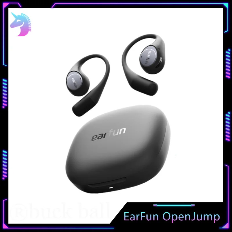 Earfun Openjump Wireless Earphone Open Ear With 4 Mics Noise Reduction Spatial Sound Leak Proof Sport Customized Sound Earphones