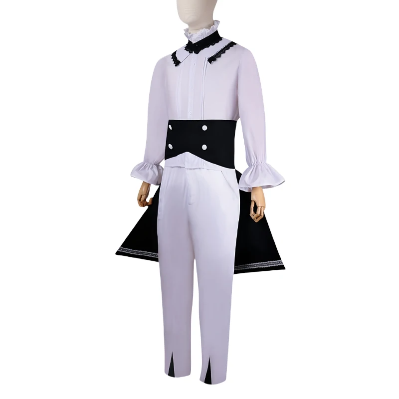 Game Kai To Cosplay Costumes Shirt Pants Cloak Cummerbund Kai To Suit Blue Wig Role Outfit Gown Halloween Carnival Cos Adult Men - view 4
