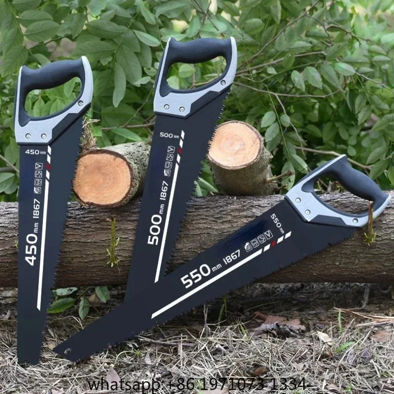 Universal 16/18/20inch Steel Woodcutting Handsaw 400/450/500mm Serration Long Timber Saw For Wood Cutting Hand Tool