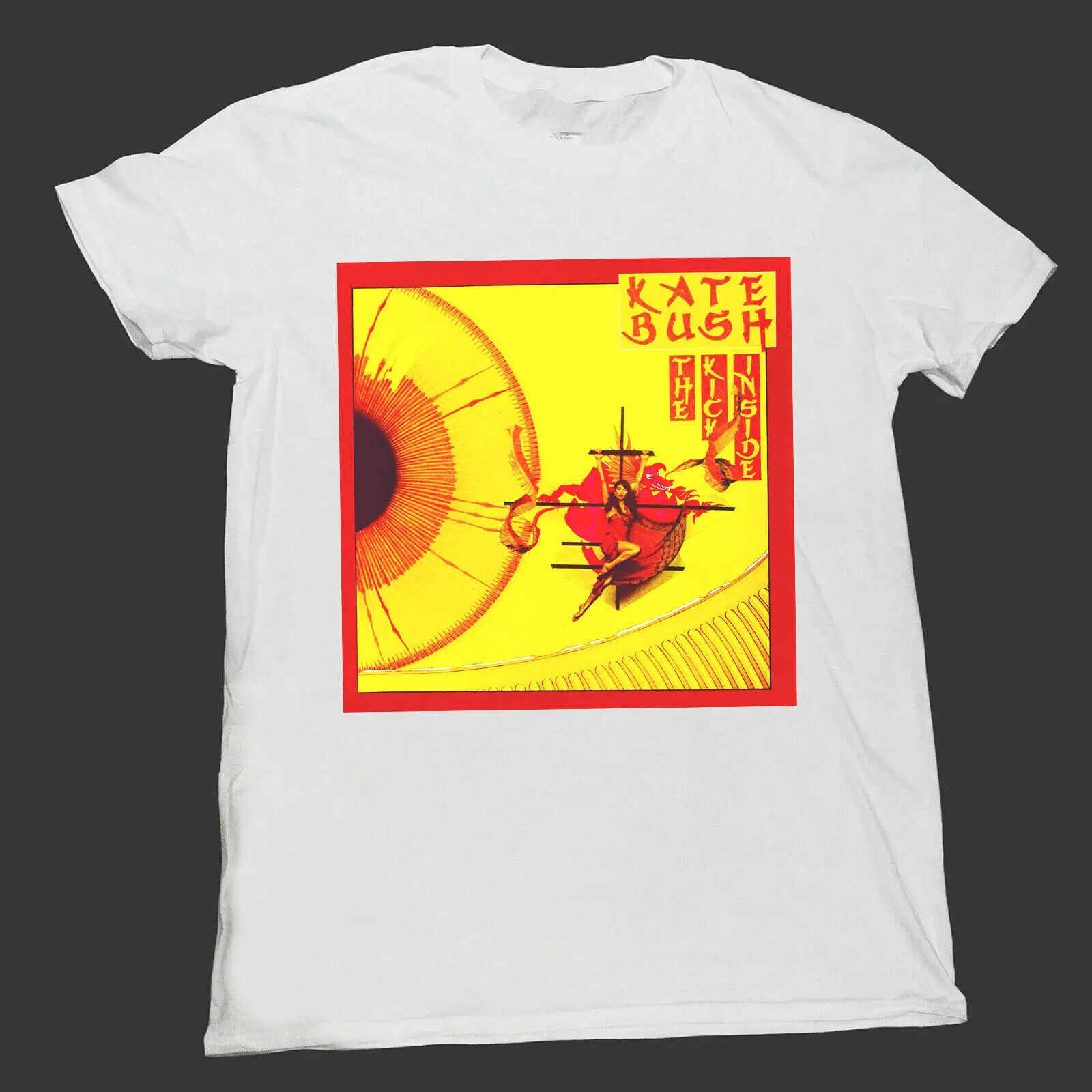 

Retro The Kick Inside Kate Bush Shirt Short Sleeve White Unisex S-5XL LI889