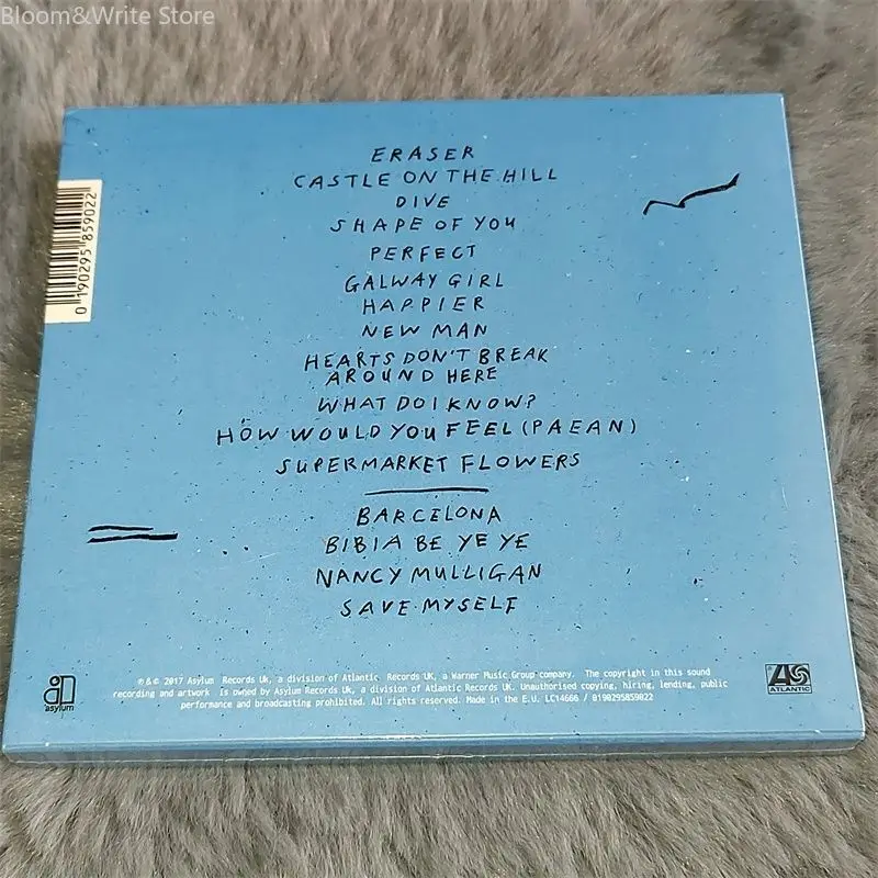 The Deluxe CD Album of British Singer-songwriter Ed Sheeran's 