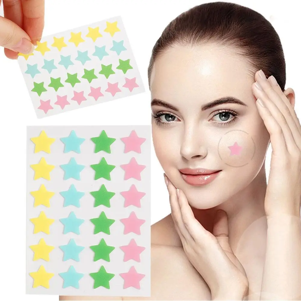 24/240/480/720/1200PCS Pimple Patches Cute Star Shaped Invisible Acne Removal Pimple Patch Pimple Spot Bandages for Breakouts