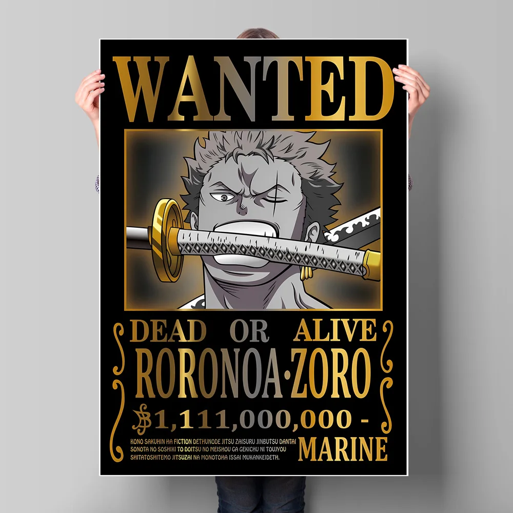 

Best - Selling One Piece Zoro Themed Art! High - Def Bounty Print, Ideal for One Piece - Themed Room Makeovers