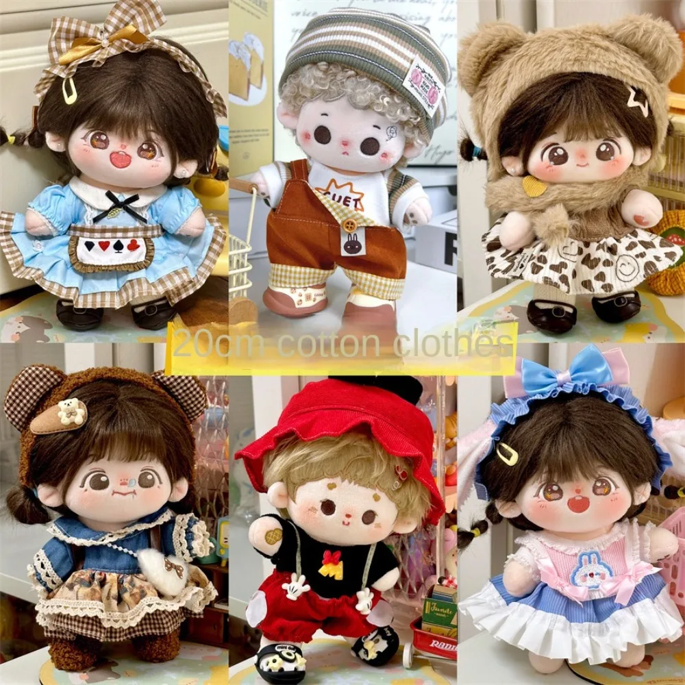 

20cm Cotton Doll Dress Up Clothes Lolita Maid Dress Cute Fresh Princess Small Skirt