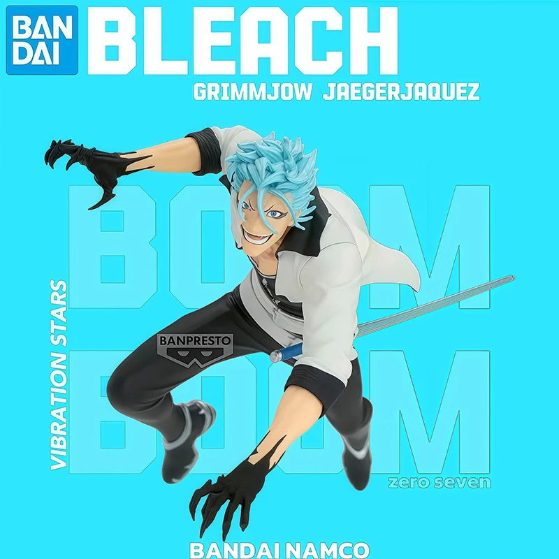 

Genuine BANDAI NAMCO BLEACH VIBRATION STARS Grimmjow Jaegerjaquez PVC Figure in stock Collector Figurine Toys New and unopened