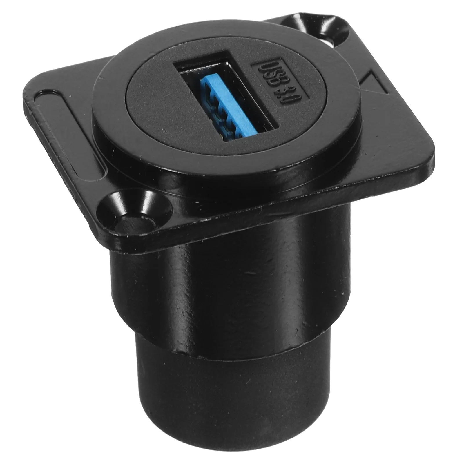 USB Panel Socket Pass Through Bulkhead Adapter Waterproof Cable Data Extension 30 Mount Coupler image 6