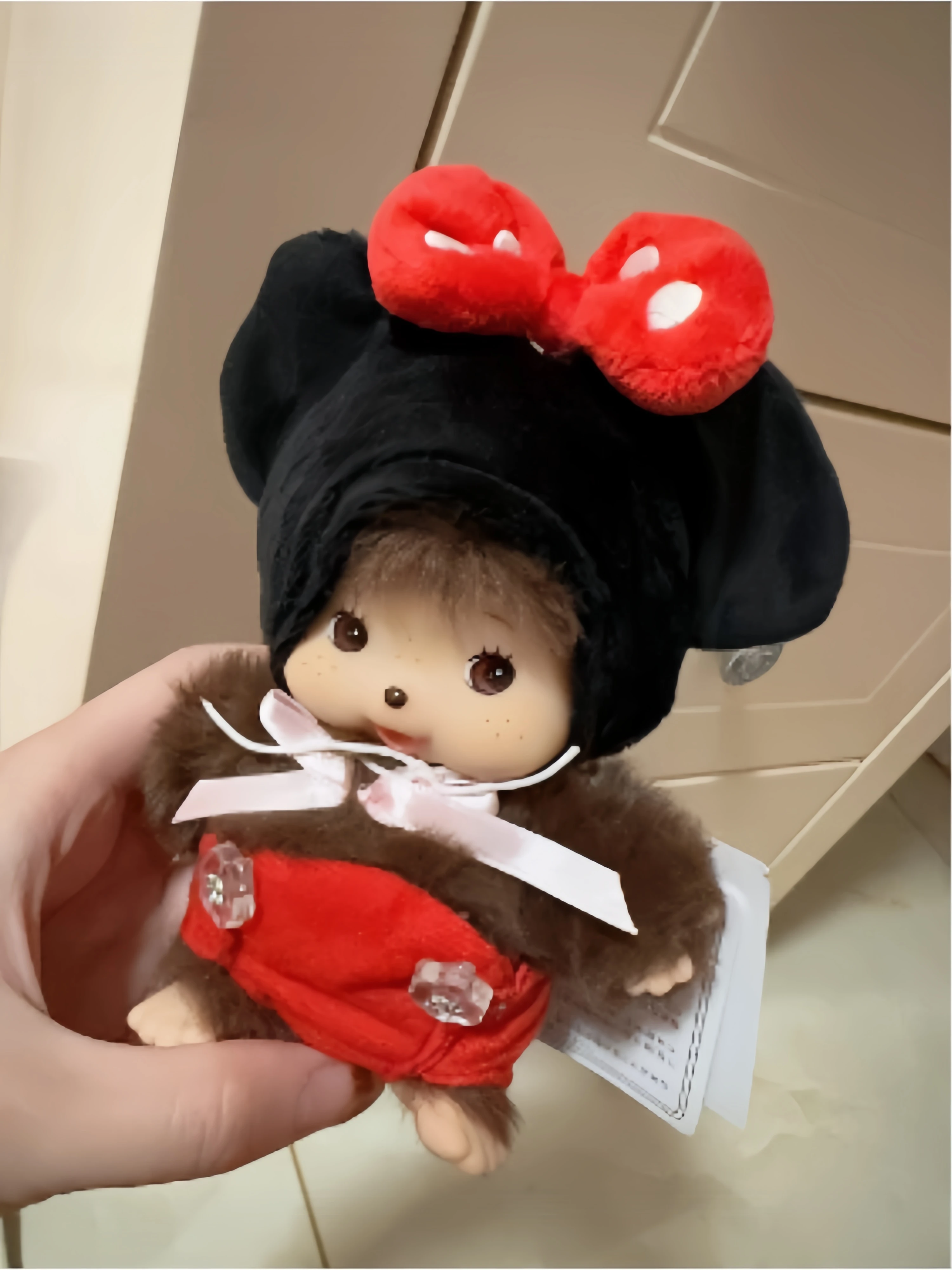 15cm New Arrival Disney Kawaii Dolls Keychain Bag Pendants Plush Toys Hand Puppet Decompression Cute Birthday Gift Wholesale Toy