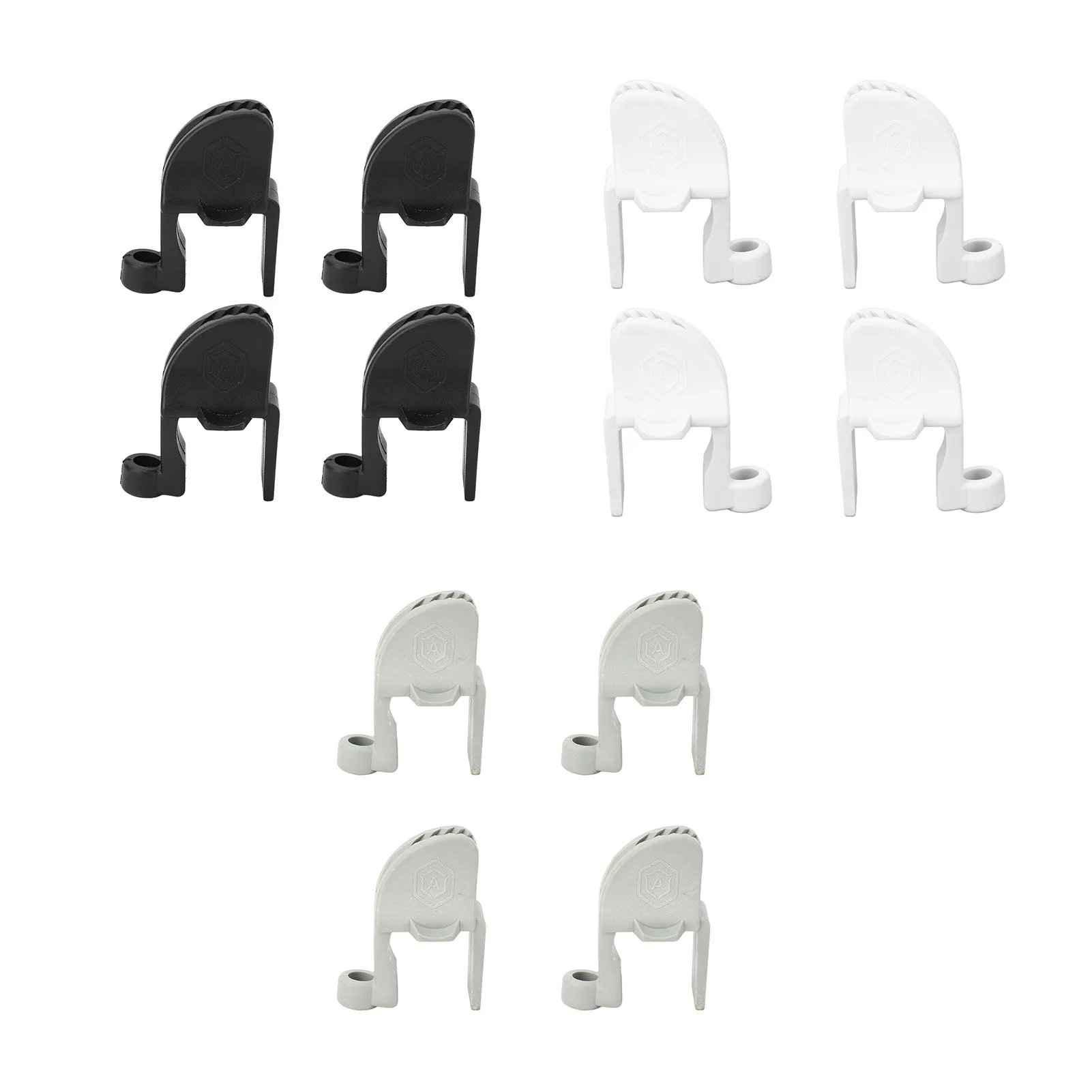 

Вешалка для понтонных направляющих Гибкие аксессуары для лодок Нейлоновые универсальные понтонные зажимы для лодок для прямоугольной трубы 1 дюйм и 1,25 дюйма