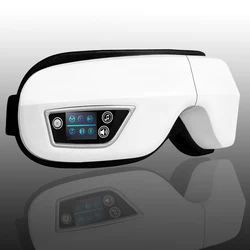 Smart Airbag Vibration Eye Massager Eye Care Instrumen Heating Bluetooth Music Relieves Fatigue And Dark Circles Rechargeable