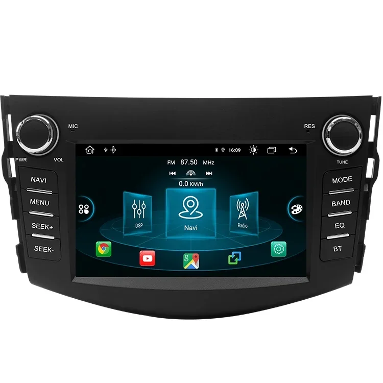 

For Toyota RAV 4 2007 2012 Android 12 Car Radio Stereo Touch Screen 9 Quad Core 8 Core 12 Central Processor Radio Stereo Android