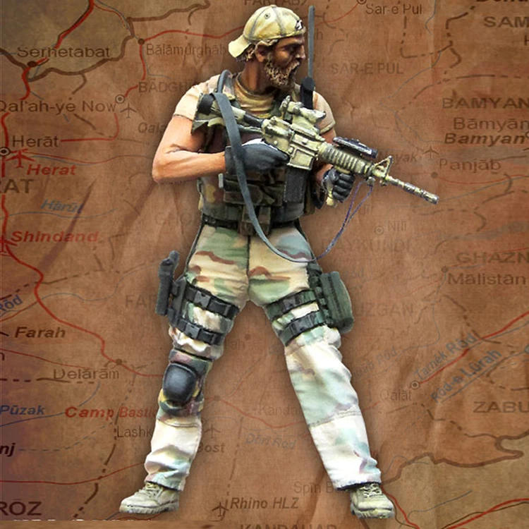 1/35 U.S. Special forces operator in fight, Resin Model Soldier GK, military themes, Unassembled and unpainted kit