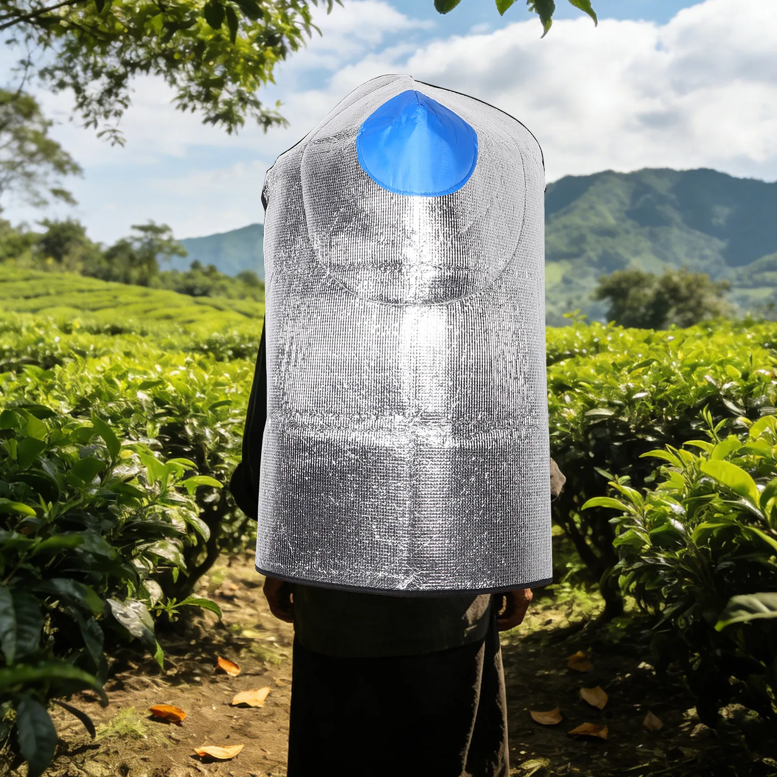 เสื้อคลุมกันน้ำทรงกรวย ขนาด 17 - Agriculture Farming Hats บทวิจารณ์และราคา