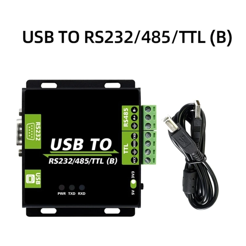 

Стабильный изолированный преобразователь USB в RS232/485/TTL с оригинальным преобразователем CH343G для промышленного Прямая