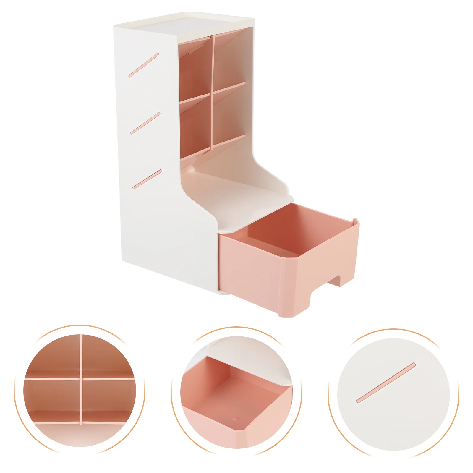 

Inclined Pen Organizer Desk Stationery Case Drawer Design Makeup Brush Holder Safe Materials Home Supplies Practical Gift Option