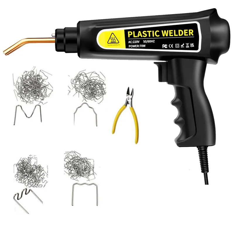 ABJT-Plastic Hot Air Welding Machine Stapler Welding Machine Soldering Iron Repair Machine Car Bumper Repair Tools