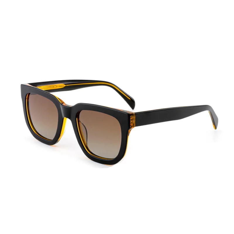 

Trendy Square Thick Acetate Sunglasses Ins Men Optical Prescription Custom Glasses New Women Outdoor UV400 Protective Eyewear