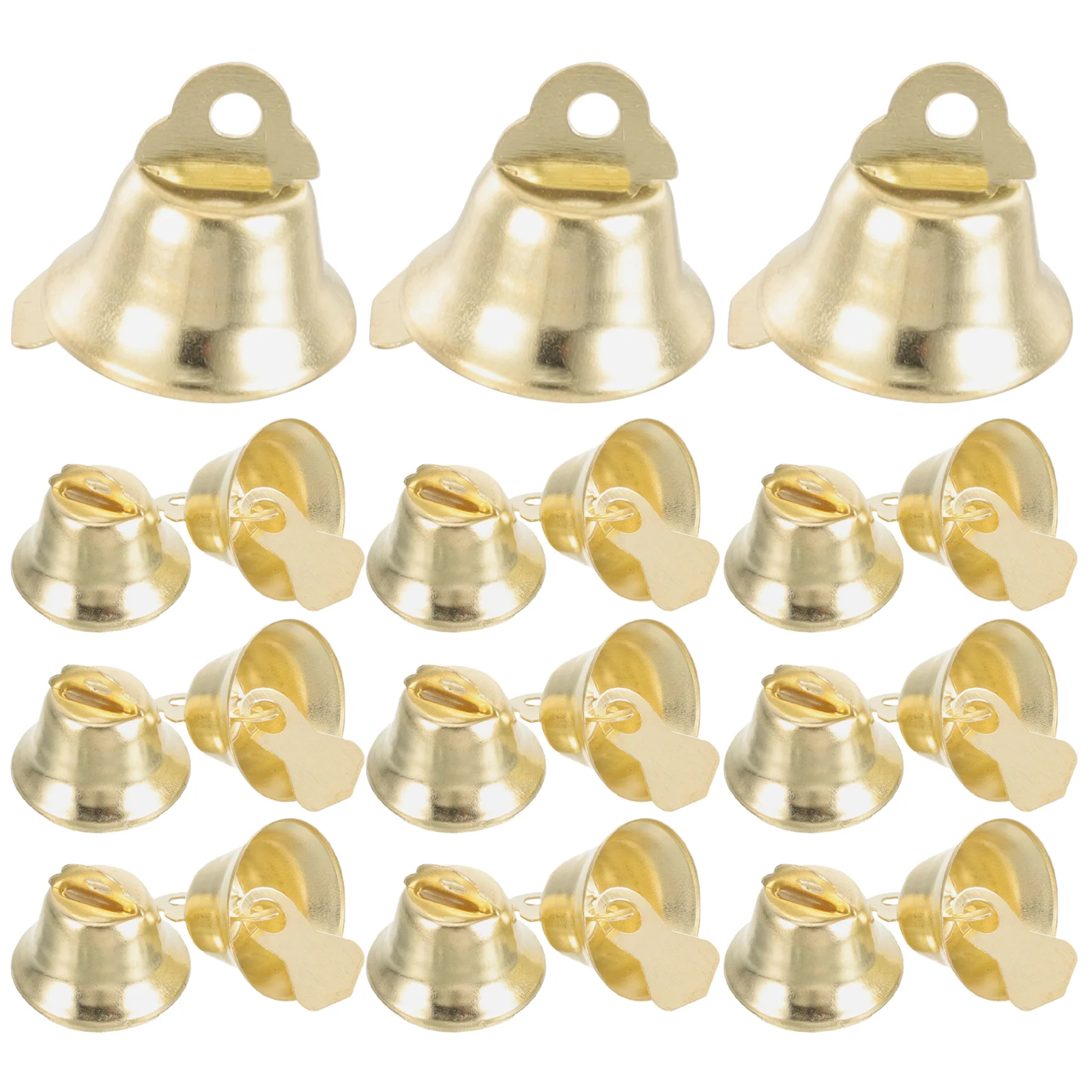 

100 Pcs Christmas Accessories Bell Little Metal Jingles Bells Small Crafts for Needlework Baby