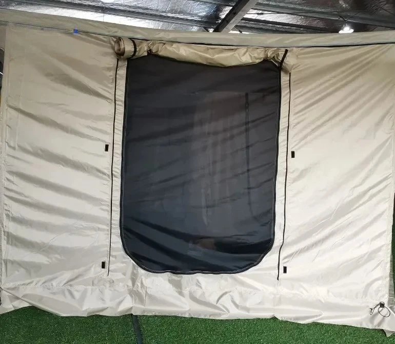 Foldable Sunproof Waterproof 270 Degree Car Side Awning Tent Fan-shaped Camping Rooftop  lanshan 2 pro