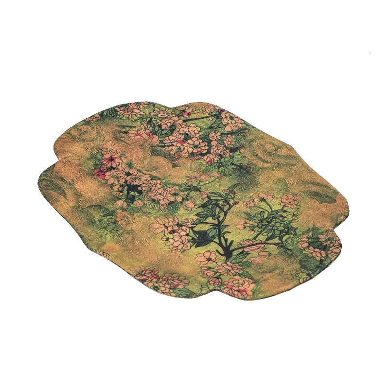 Silk-Like Dry Tea Tray Mat, Reversible Waterproof Table Runner, New Chinese Zen Style Tea Cloth