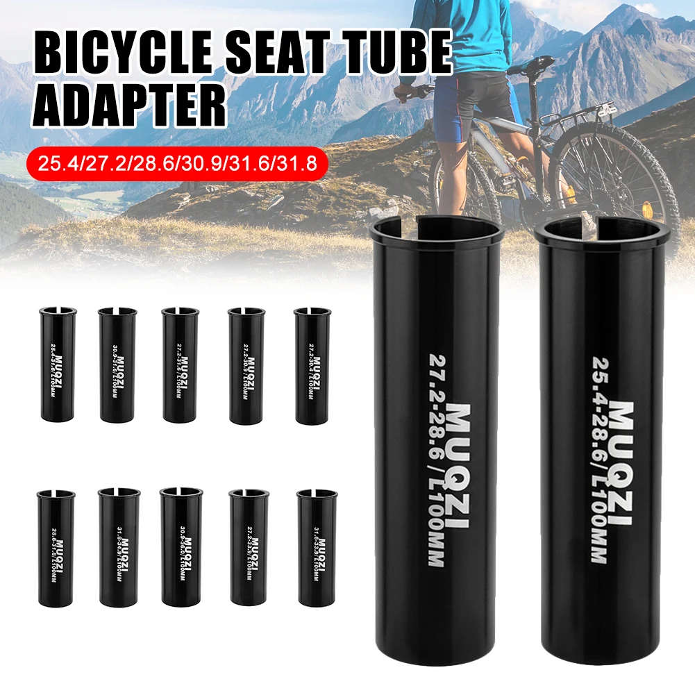 Bike Seat tube reducing sleeve 25.4/27.2/28.6/30.9/31.6 to 28.6/30/30.4/30.9/31.6/31.8/33.9/34.9/36MM Bike Seatpost Adapter Shim