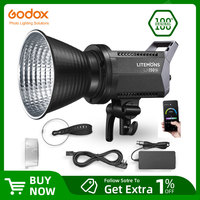 Godox LA150D LA150BI 190W LA200D LA200BI 230W LCD Panel LED Video Light Continuous Output +APP Control Bowens Mount Studio Light