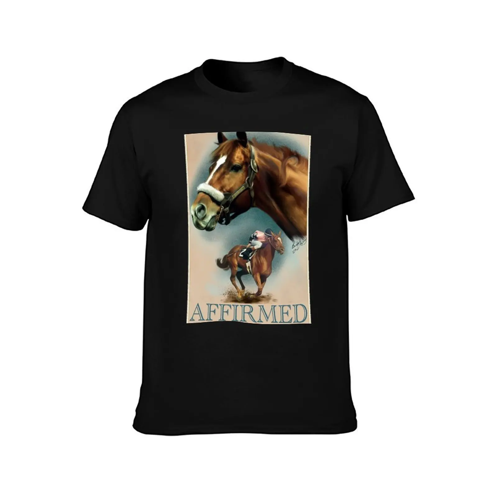 Affirmed with Name plate T-Shirt t shirt man luxury T-Shirt