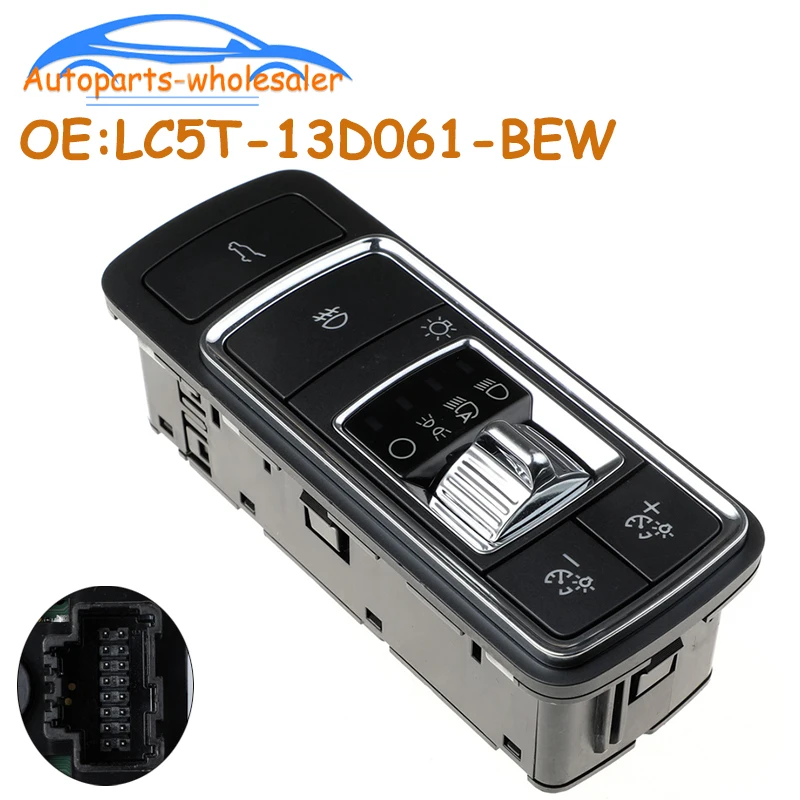 

New Headlight Control Adjustment Switch LC5T-13D061-BEW LC5T13D061BEW For Ford 2020 Lincoln Aviator Car Accessories