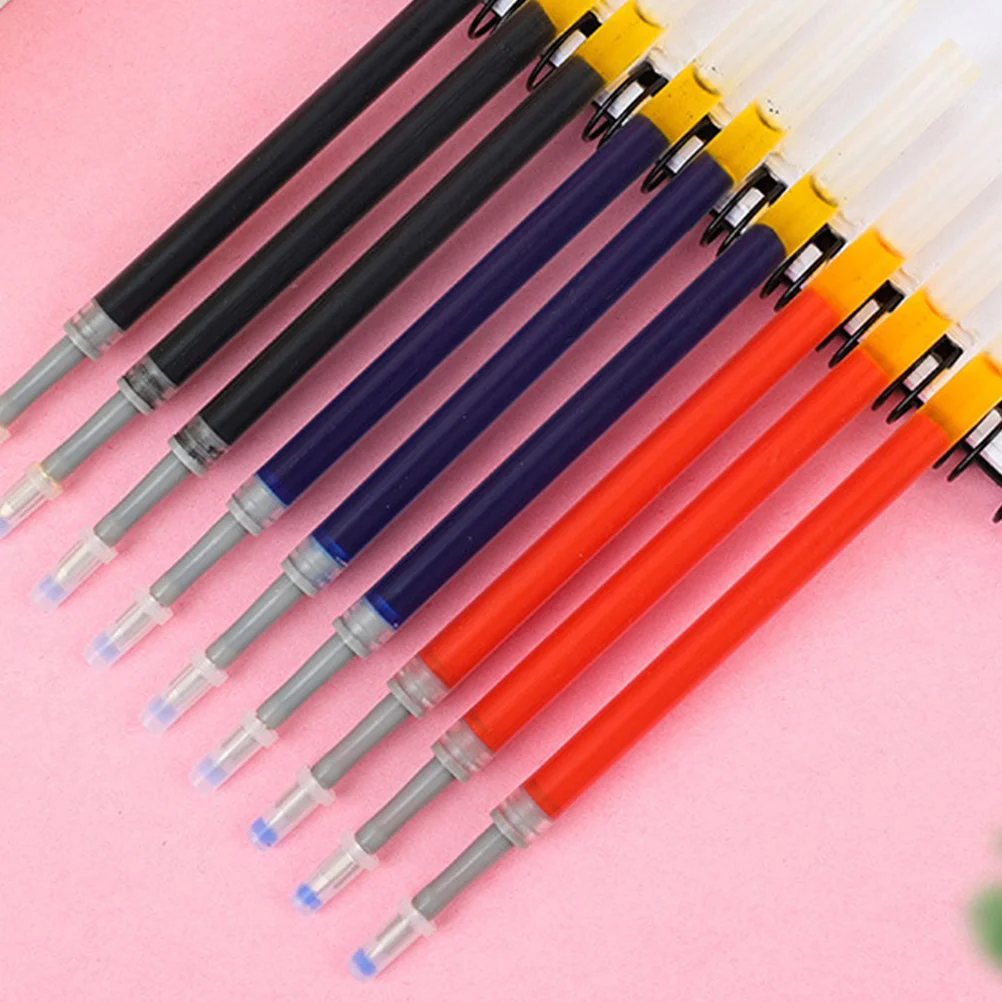 

150 шт. сменные стержни для ручек, чернила, выдвижной гель, профессиональный пластиковый офис
