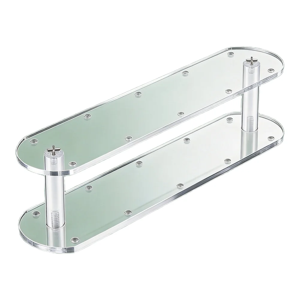 Transparent Acrylic Cake Stand with Ten Holes for Party or Wedding Displays Easy to Clean and Store Ready to Use Design
