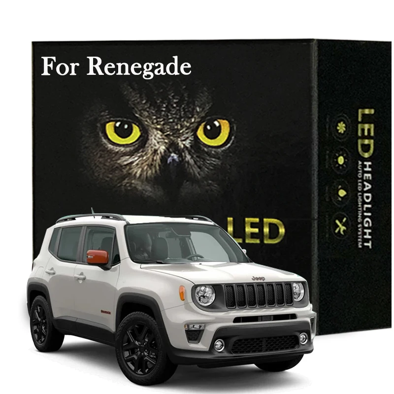 

11Pcs Car Led Interior Light Kit For Jeep Renegade 2015 2016 2017 2018 2019 2020 2021 Dome Light Canbus No Error