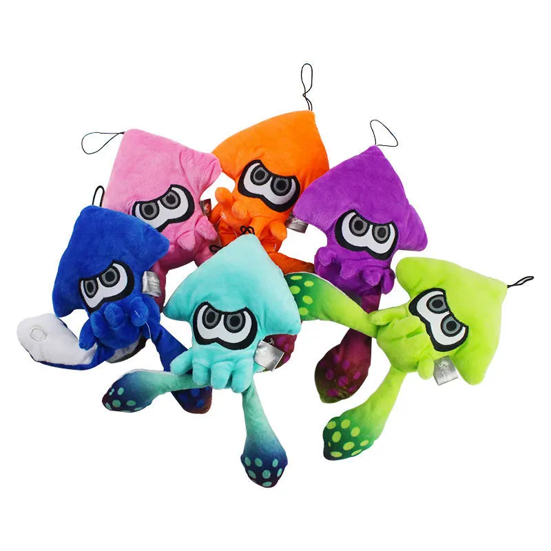 23cm przełącznik gra Splatoon 3 Squid pluszowa lalka zabawka wypchane zwierzę wisiorek w kształcie lalki Kawaii boże narodzenie dla dzieci prezent