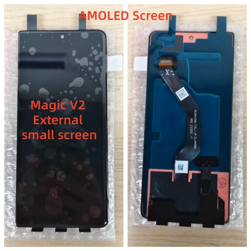Original AOLED For Huawei LCD For Honor Magic V2 External Small Screen Display Screen Replacement