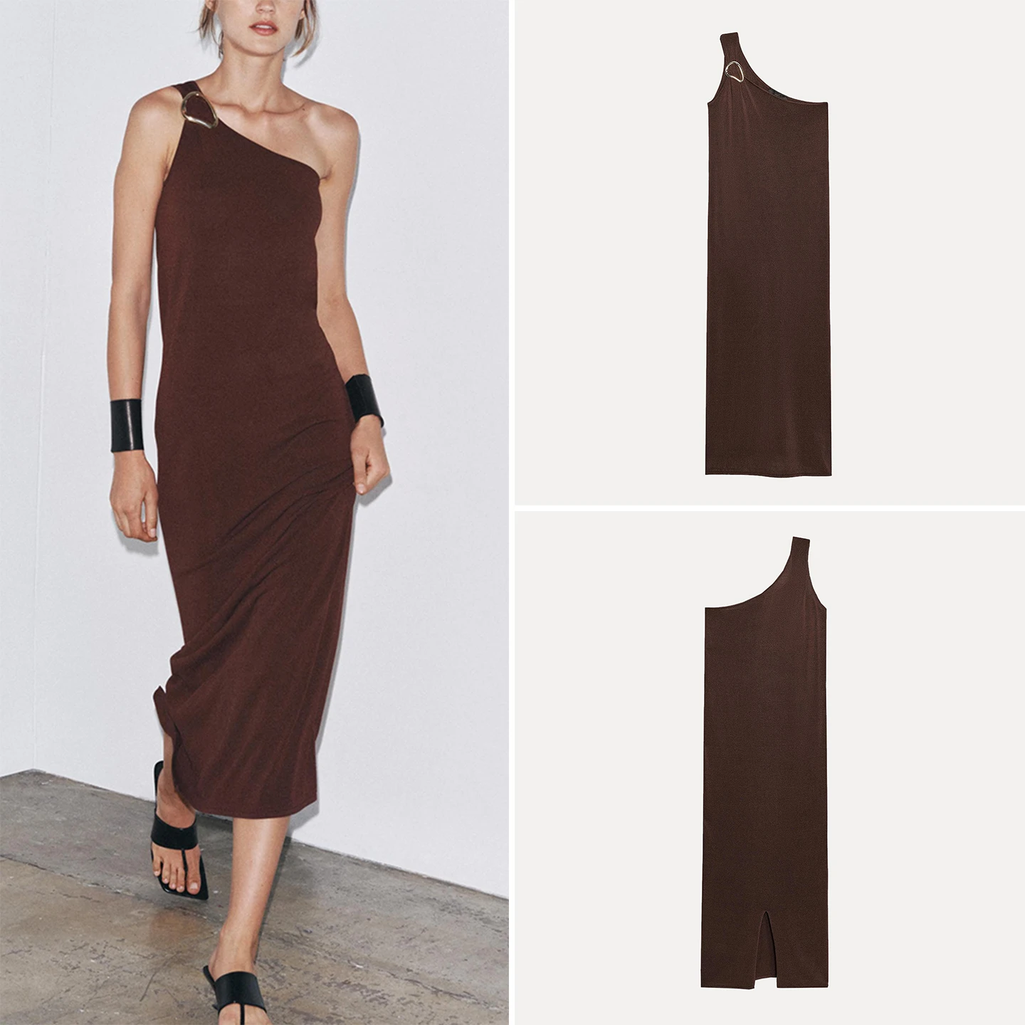 Z Faionable Gestrickte Midi Dr Damen-Polyesterfaser, hautfreundlich, atmungsaktiv, rutschfest, für den täglichen Gebrauch, Neu 2025