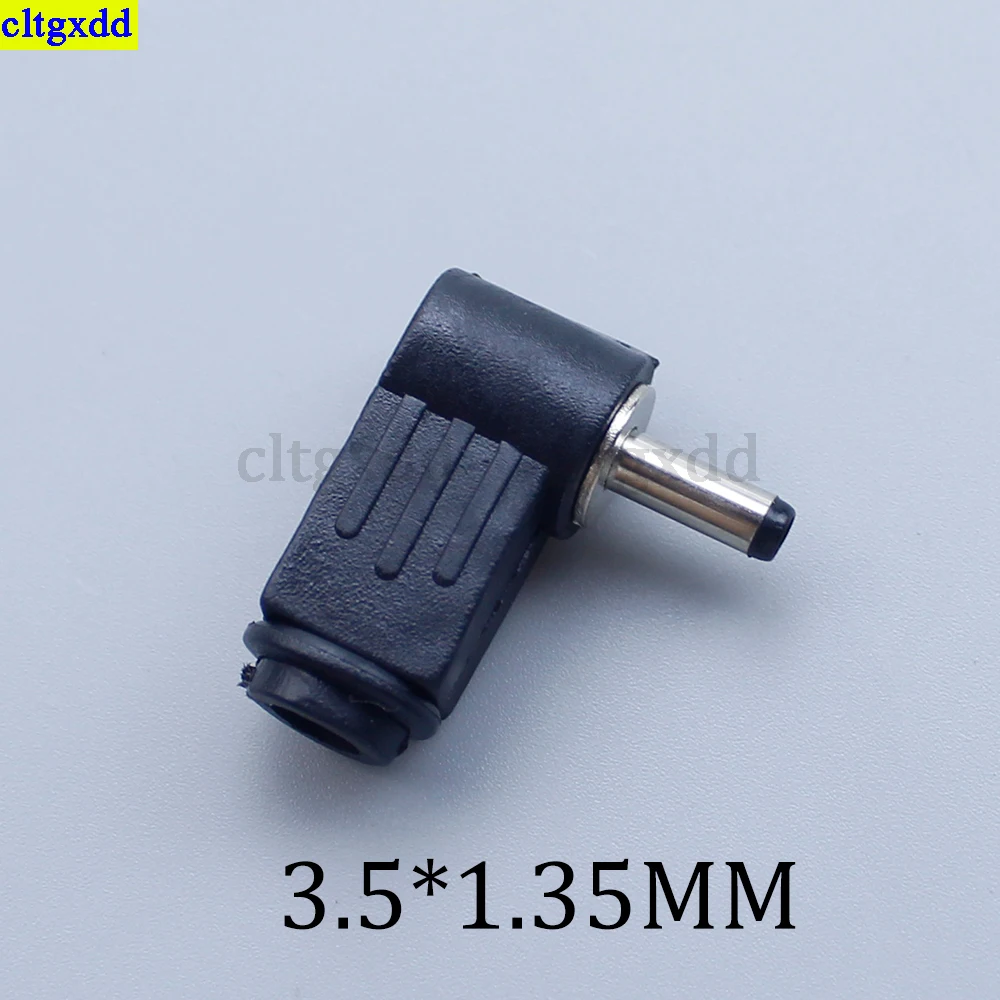 Cltgxdd 5 шт. 2,5x0.7/5.5x2.5/5.5x2.1/4.8x1.7/4.0x1.7/3.5x1.35/3.5x1,1 мм Штекерный разъем питания постоянного тока угол 90 L-образный штекер