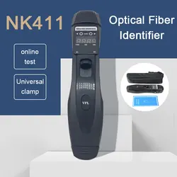 Nk411 Optical Fiber Identifier with 4 Visual Fault Locator VFL ,LED light rechargeable all-in-one machine Tester Built in VFL 2m