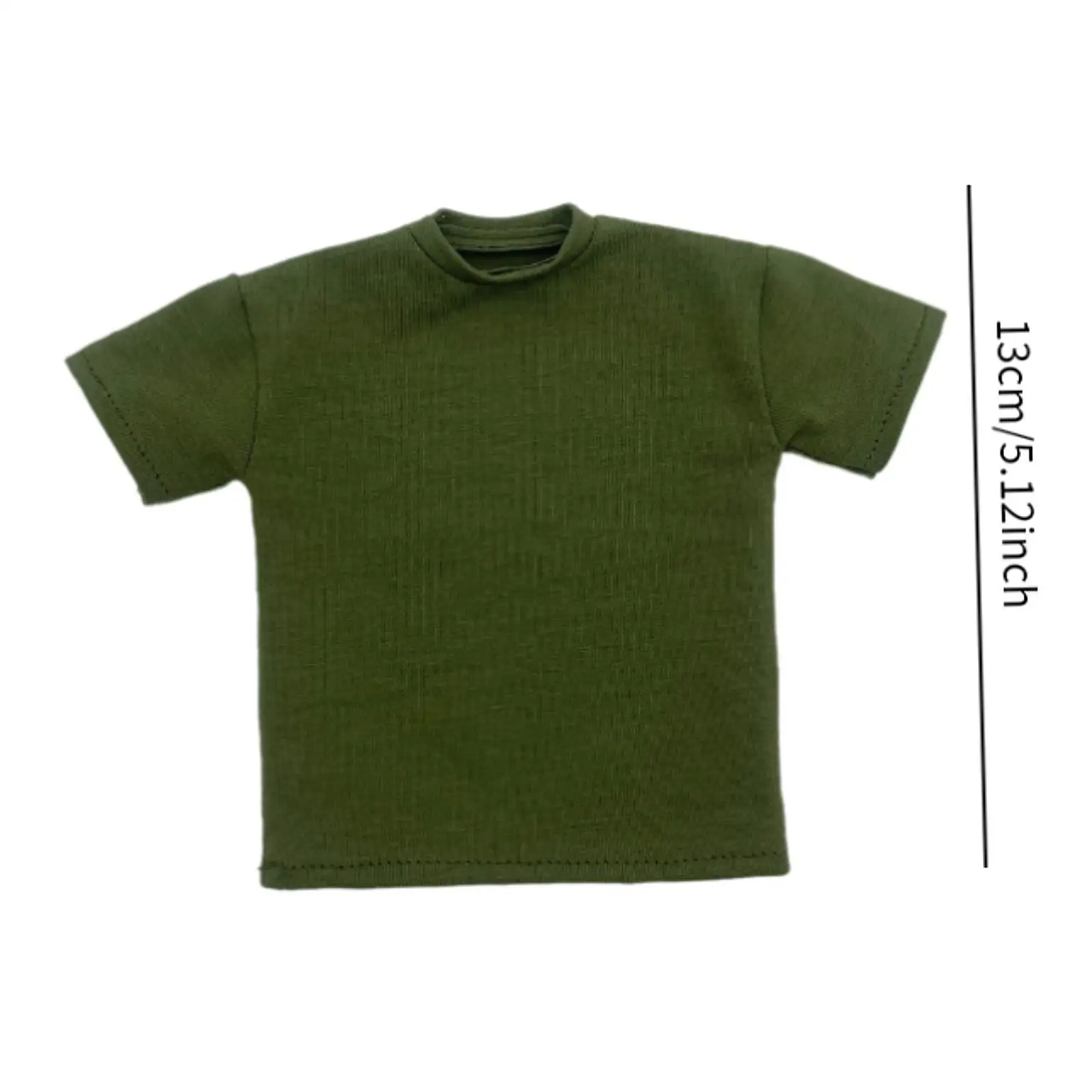 1/6 Scale Male T Shirt Cloth Easy to Use Convenient Handmade Doll Clothes Costume Accessory Figures Costume for 12" Figures Body