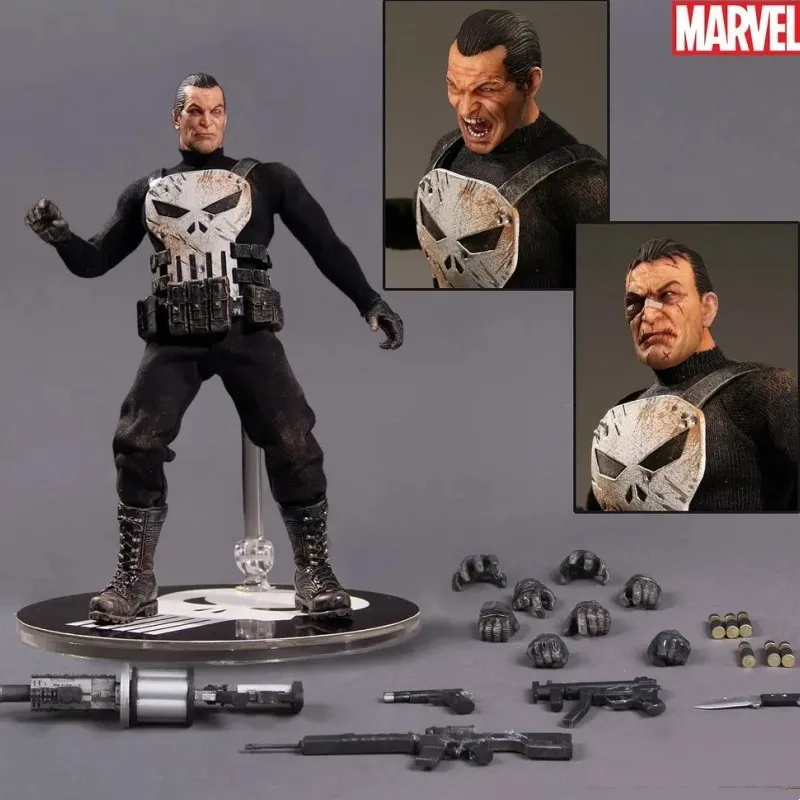 

Marvel 1/12 Mezco Ant Каратель Sdcc тканевая подвижная 6-дюймовая фигурка куклы модель ручной работы белый штраф дядя череп резьба игрушки