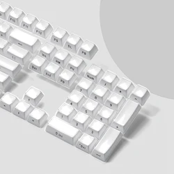 Jello Side-Printed Translucent OEM Profile Keycap Crystal Clear Keycaps for Cherry Gateron MX Swiches Mechanical Gamer Keyboard