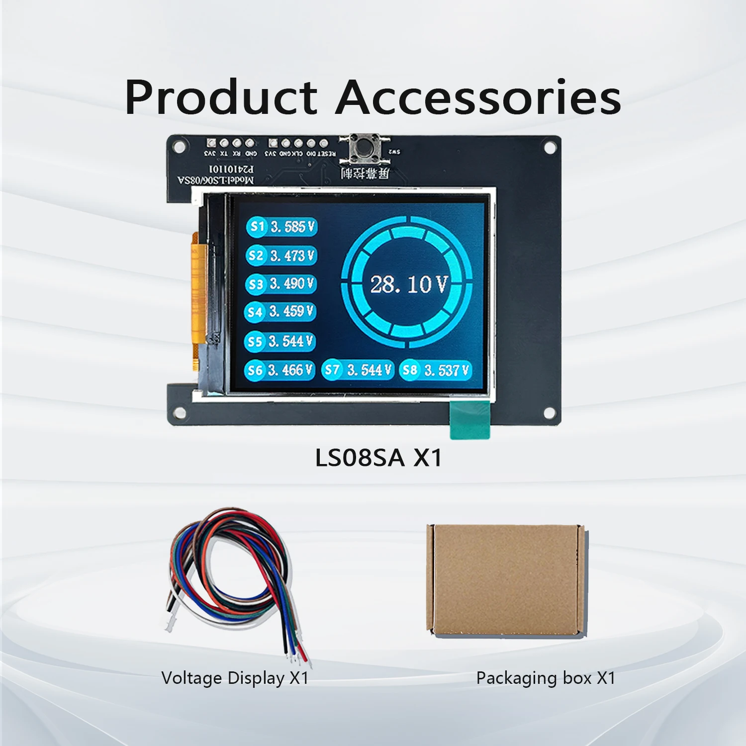 4S Spannungsmessgerät mit Schutzgehäuse, 6s 8s Spannungstester 24s für Lifepo4/Lipo/LTO Batterie BMS/Balancer – Detail 15